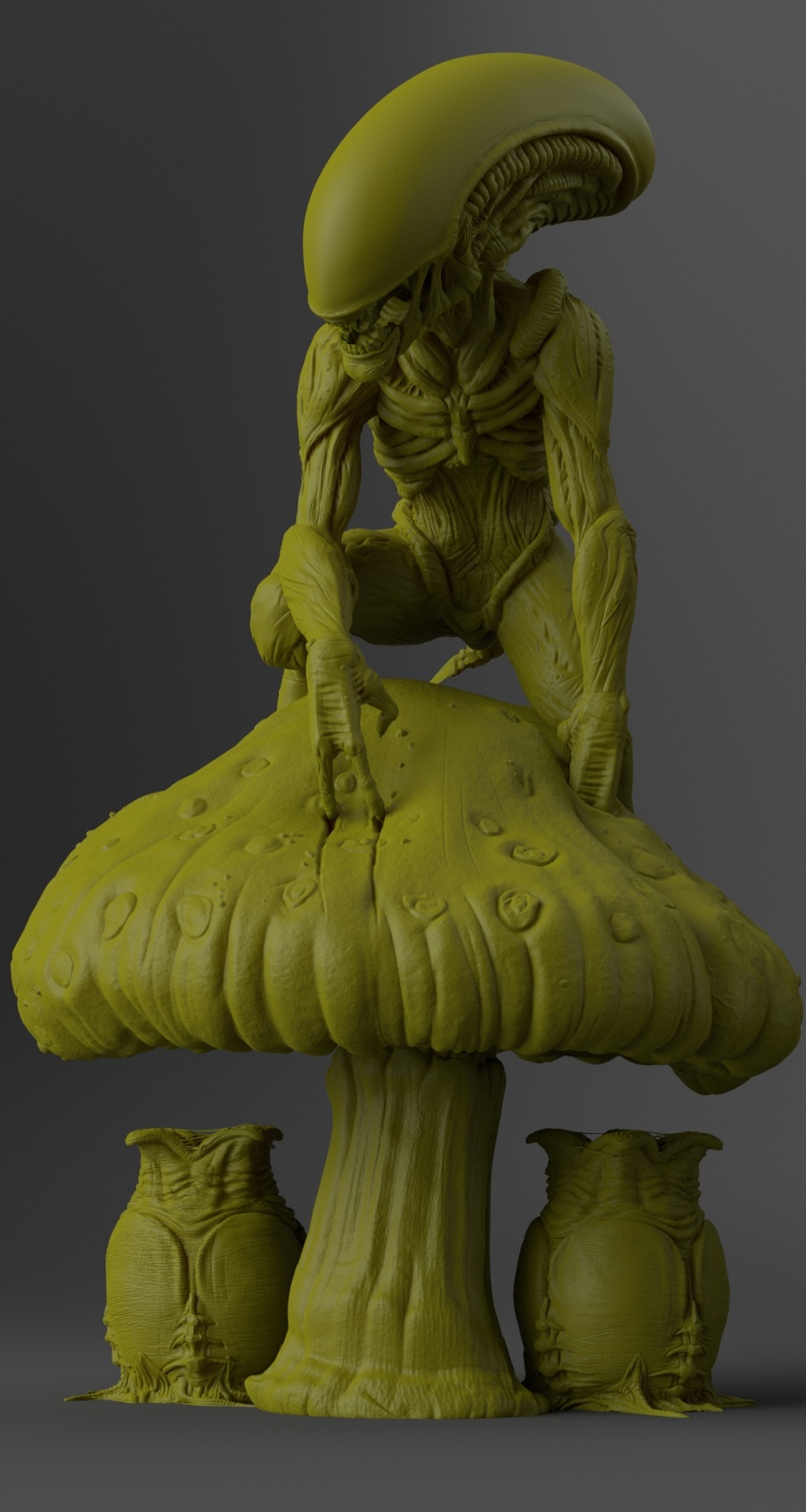 Alien Zbrush Halloween Contest SeanRay 3D Artist